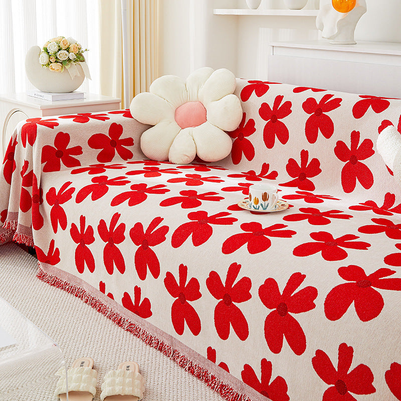 Plant Flower Sofa Cover All-inclusive Universal