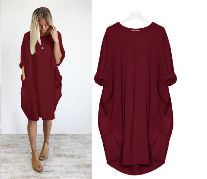 Casual Mid-length Dress