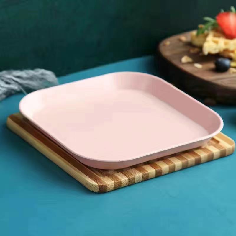 Household Wheat Straw With Base Bone Dish