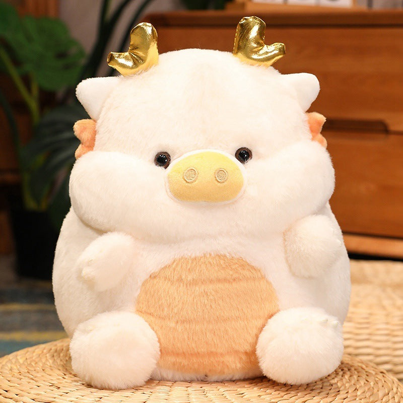 Cute Dragon Pig Doll Plush Toy Sleeping Pillow