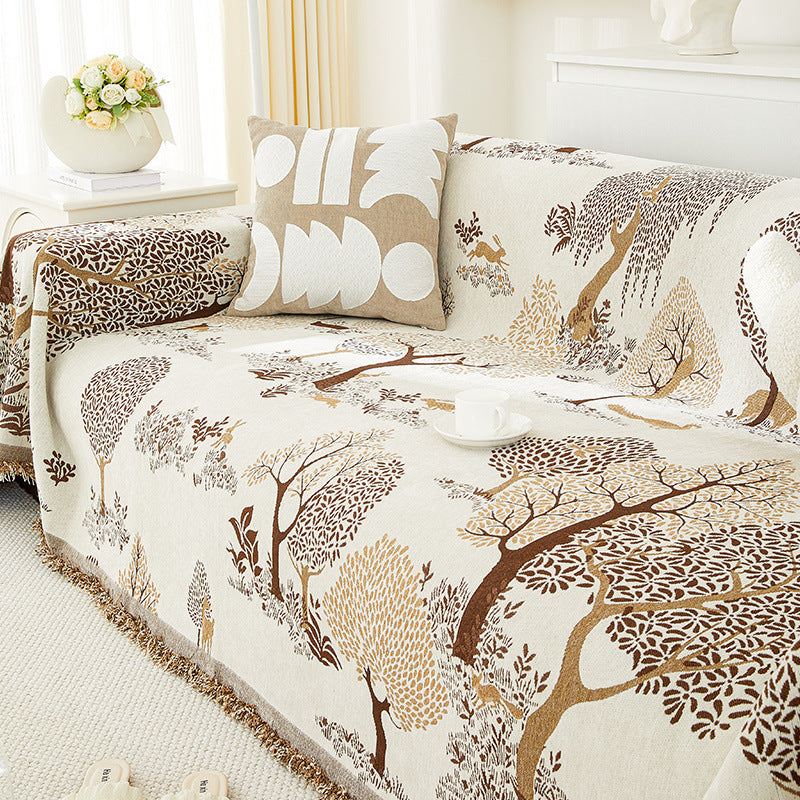 Plant Flower Sofa Cover All-inclusive Universal