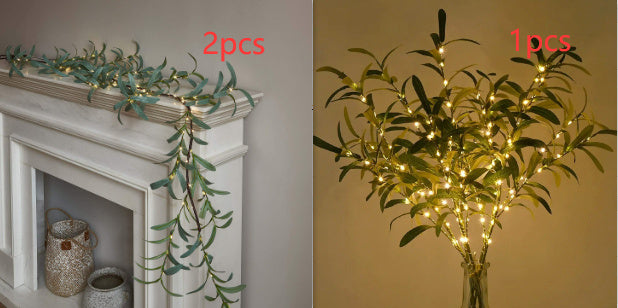 Christmas Room Decoration Atmosphere Decorative Lamp Rattan