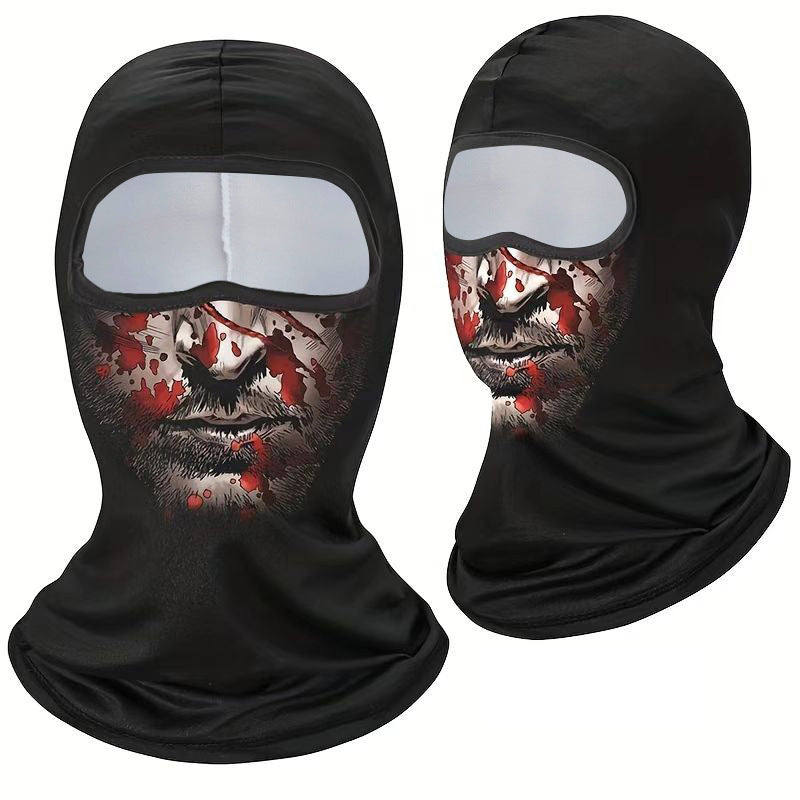 Riding Sun Block And Dustproof Hood Mask Funny Ice Feeling Breathable