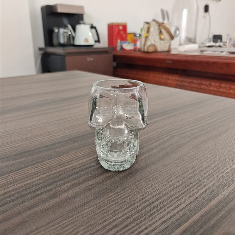 Skull Skull Glass Bottle Halloween Cup