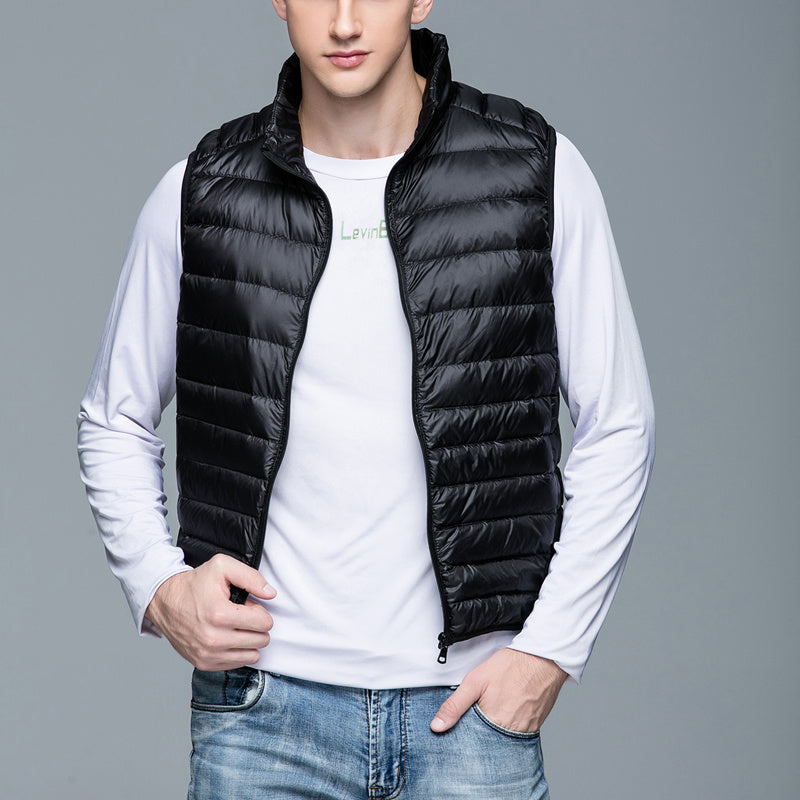 Vest Light White Duck Down Jacket