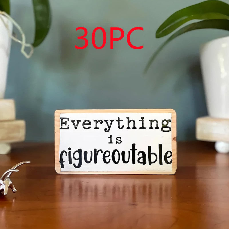 English Letters Desktop Ornaments