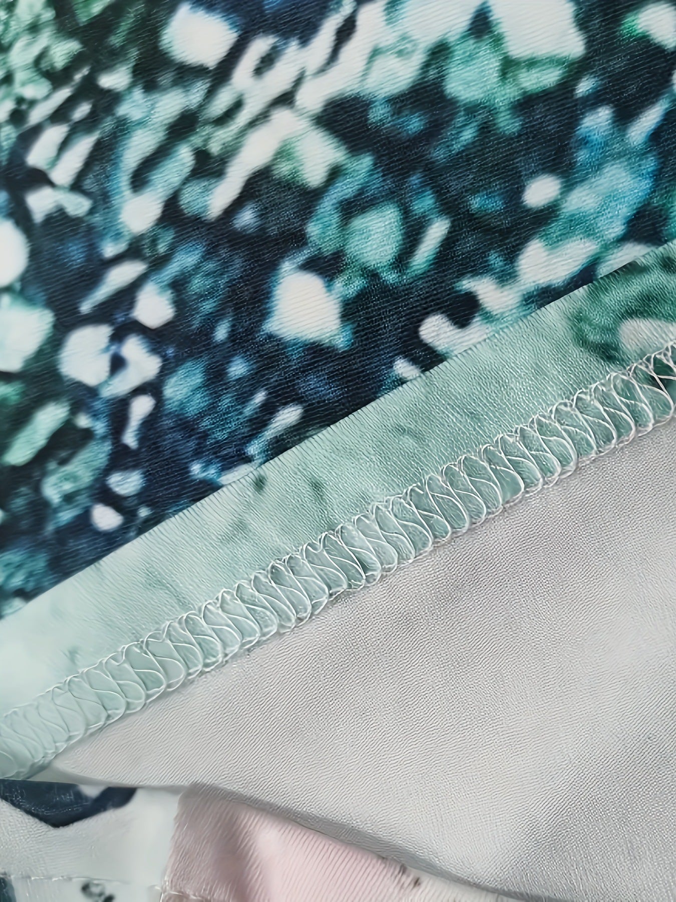 Printed Sleeveless Round Neck Abstract Dress Women