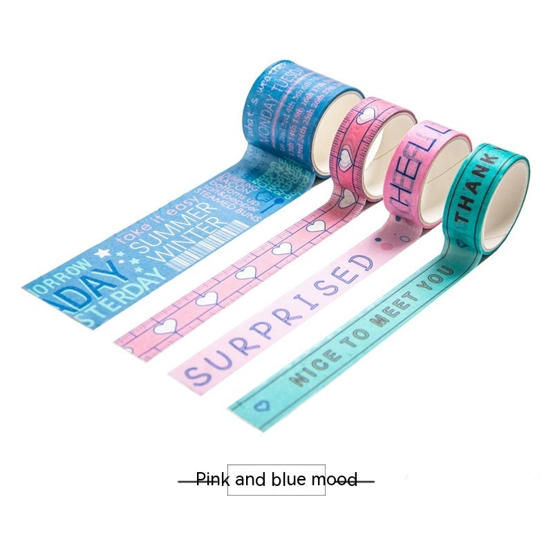 Good Life Paper Adhesive Tape Stickers