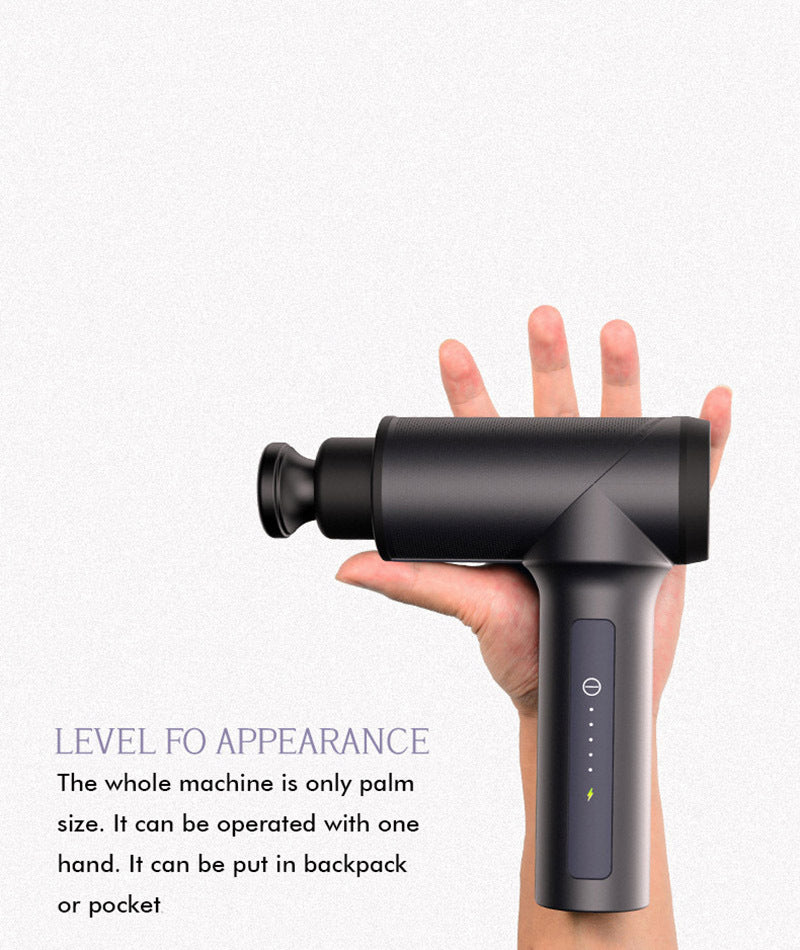 NEW Portable Electronic Therapy Muscle Tissue Massage Gun High Frequency Vibration Massage Theragun Body Relaxation Massager
