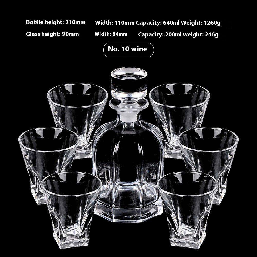 Creative Whiskey Liquor Glass Suit