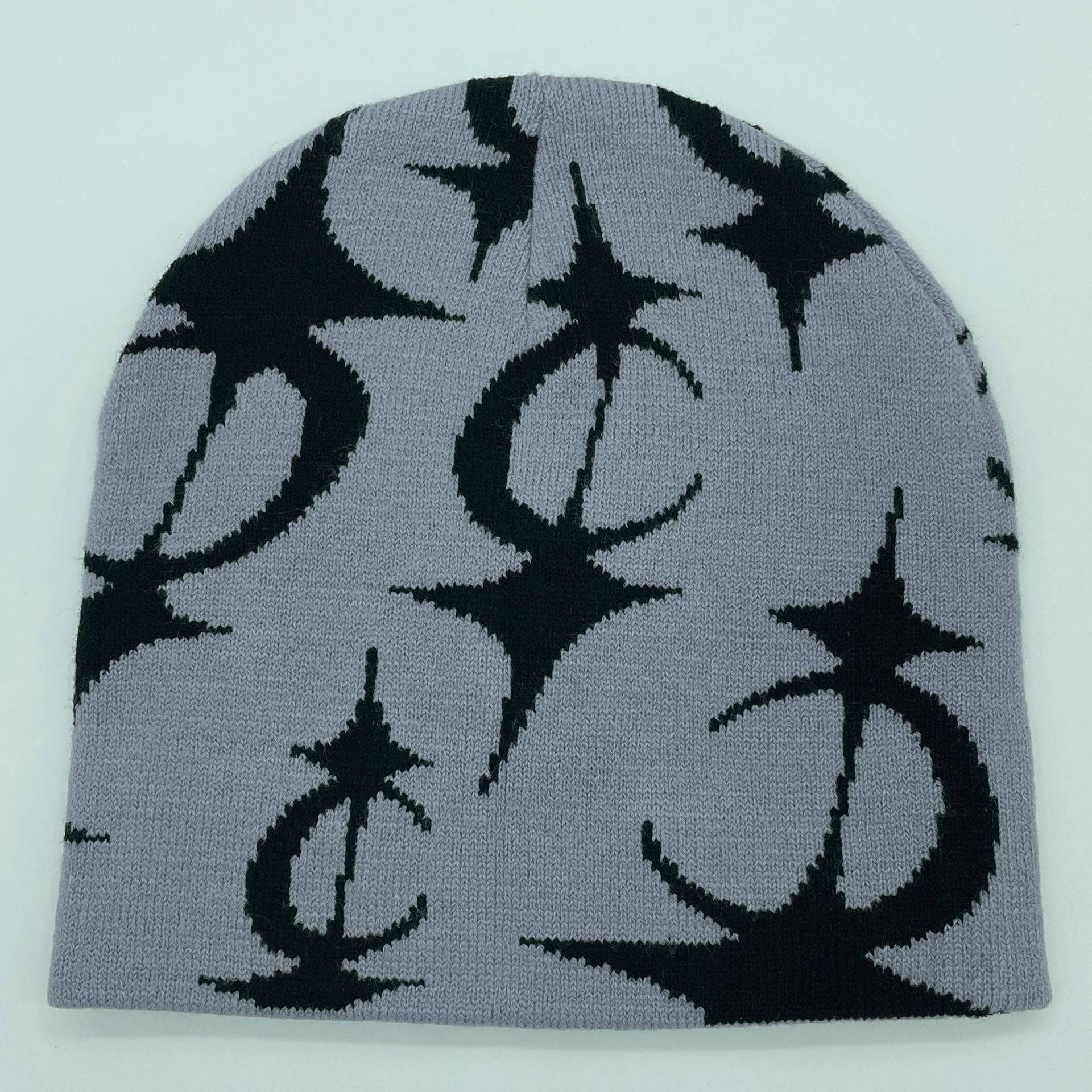 Five Pointed Star Men's And Women's Jacquard Knitted Hats