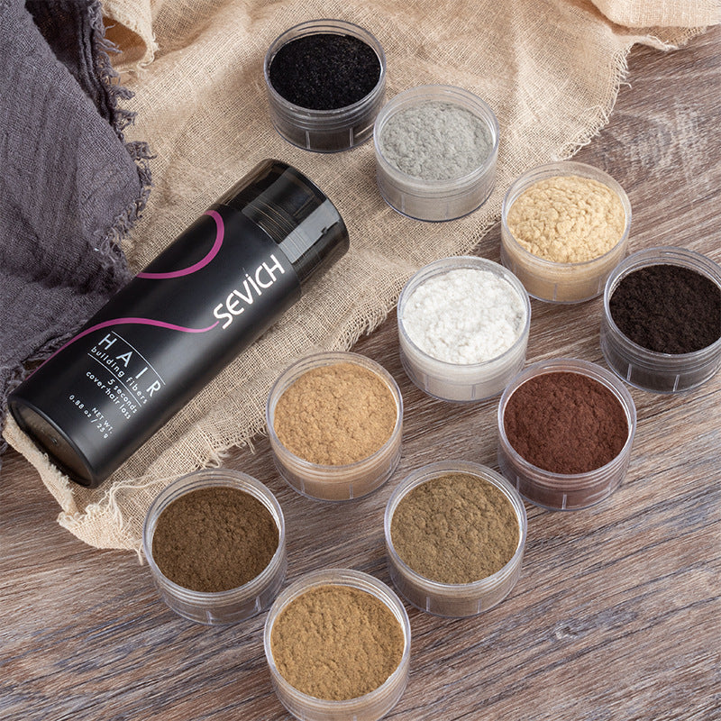 Disposable Hair Replacement Fiber Powder Bottles
