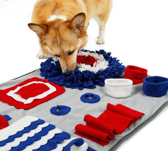 Interactive Puzzle Pet Sniffing Pad Blanket Smelling Traning Toy