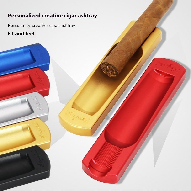 Creative Portable Metal Matte Cigar Ashtray