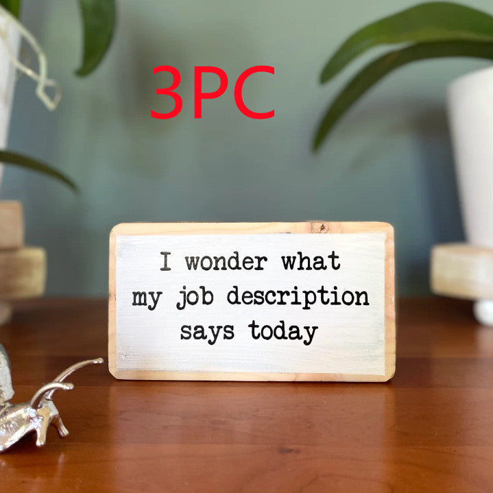 English Letters Desktop Ornaments