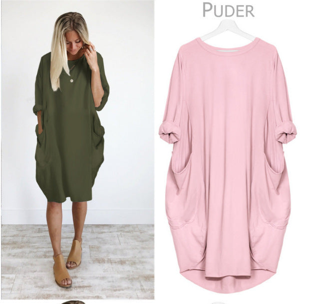 Casual Mid-length Dress