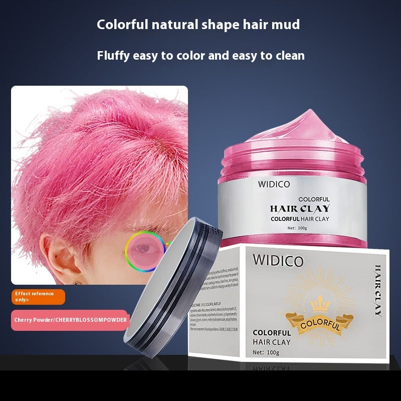 Disposable Color Hair Clay Pomade Shaping Lasting