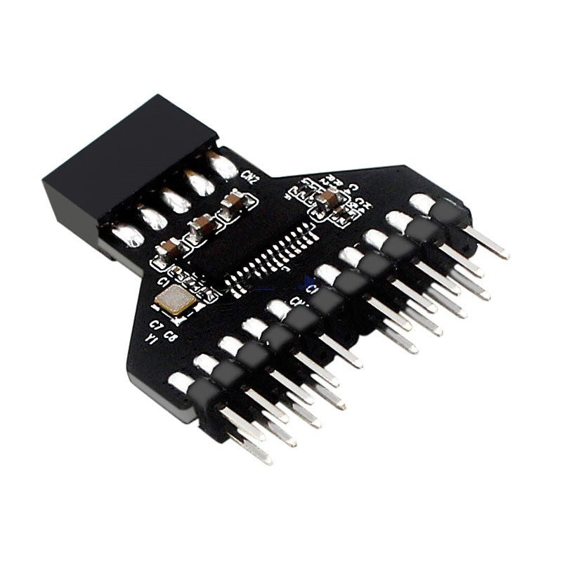 RGB Light Fan Speed Measurement Adapter Card