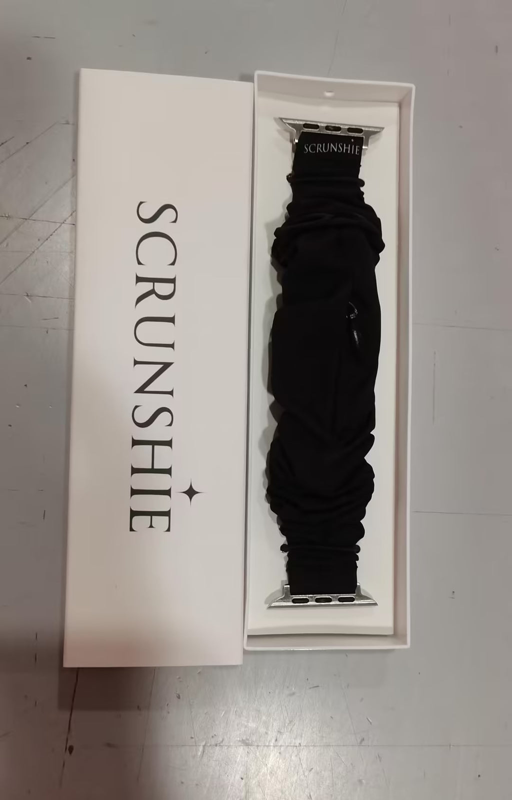 Scrunchie Watch With Pocket  Hidden Zipper Pocker