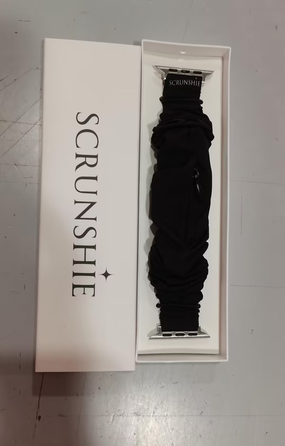 Scrunchie Watch With Pocket  Hidden Zipper Pocker