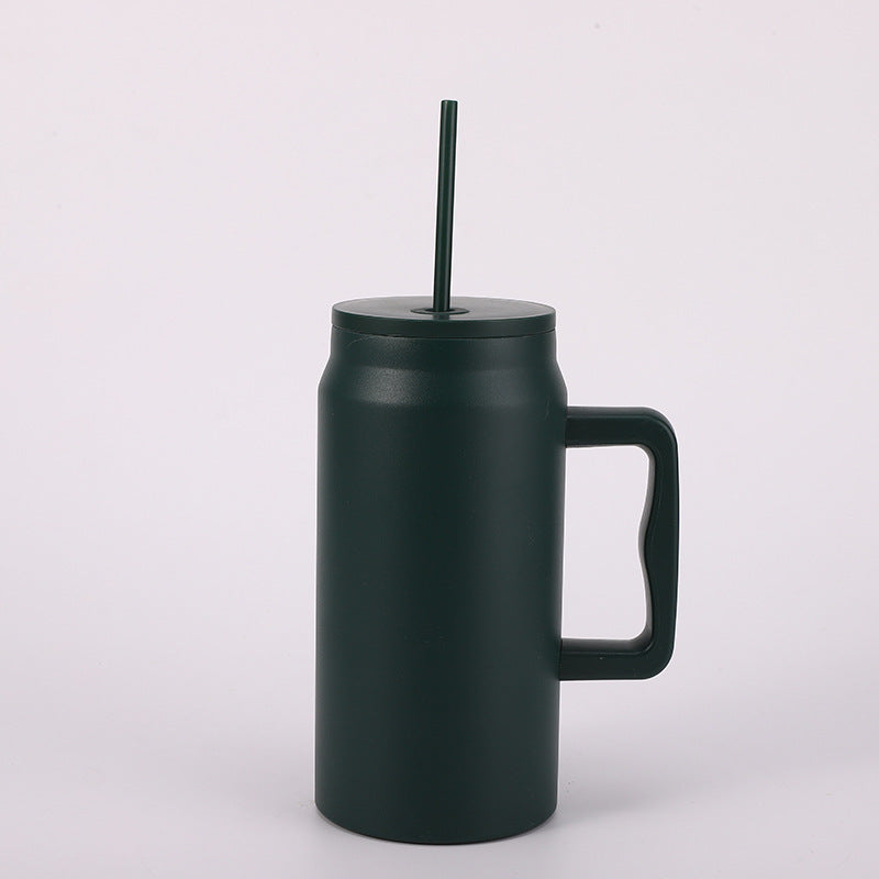 Portable Stainless Steel Large Capacity Vacuum Cup With Handle