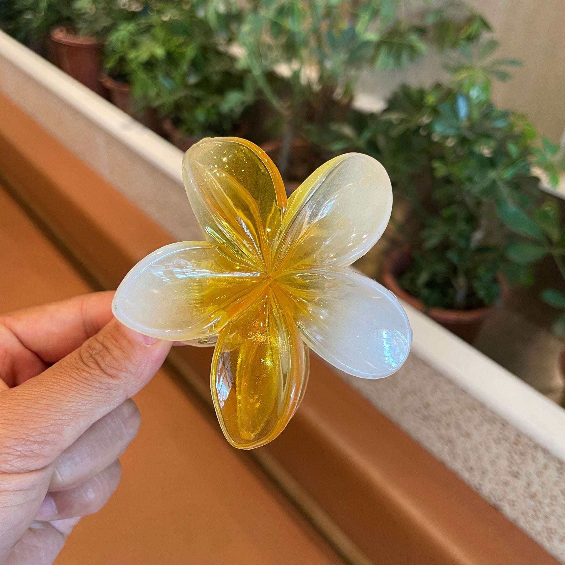 Flower Barrettes Women's Colorful Updo Gadget Hair Accessories