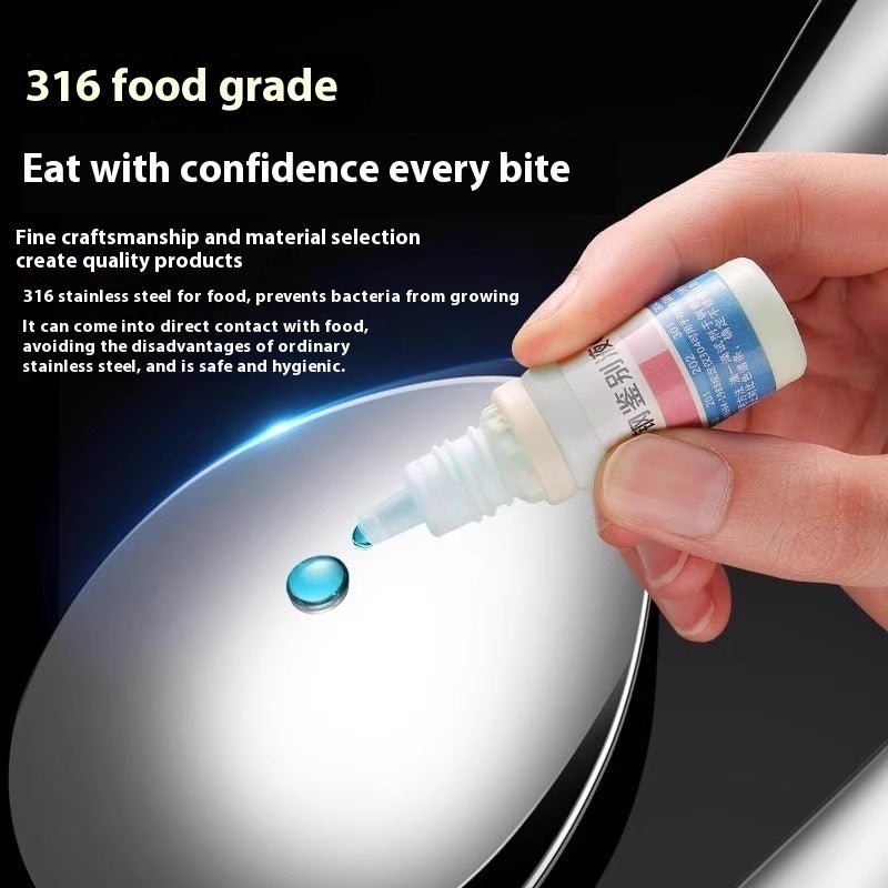 Stainless Steel Meal Spoon Long Handle Large Household