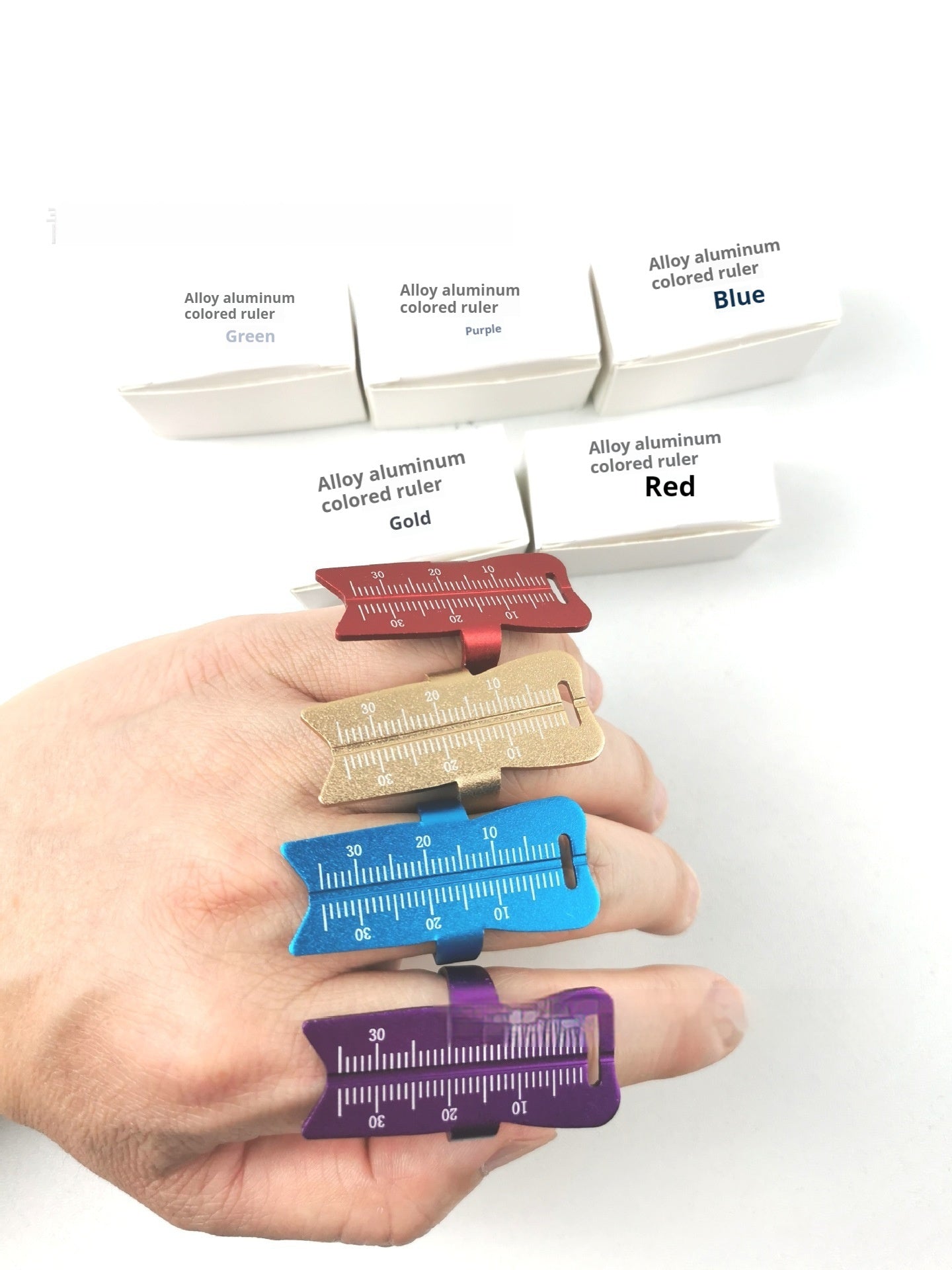 Aluminum Alloy Ring Tooth-shaped Ring Measuring Scale