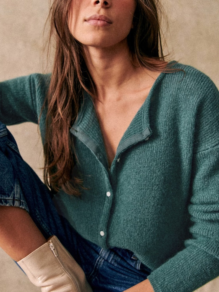 Women's Simple All-matching Knitted Sweater