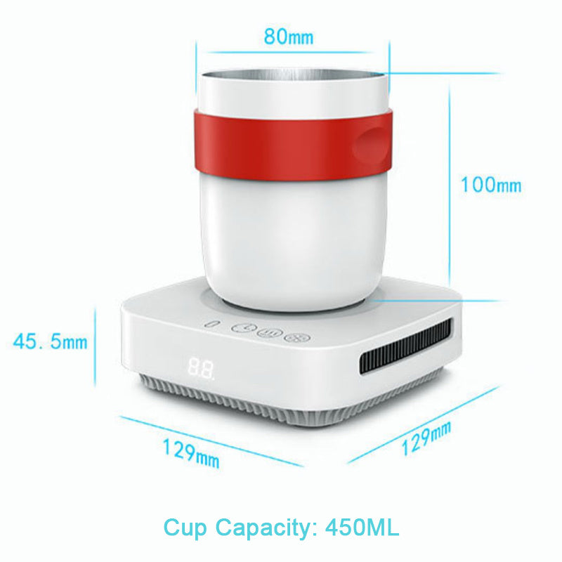 Intelligent heating cup and fast cooling cup