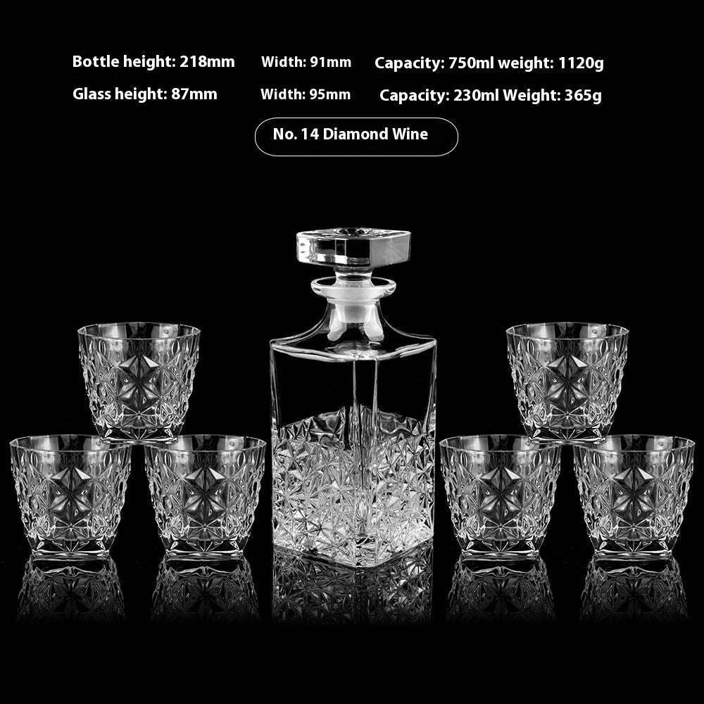 Creative Whiskey Liquor Glass Suit