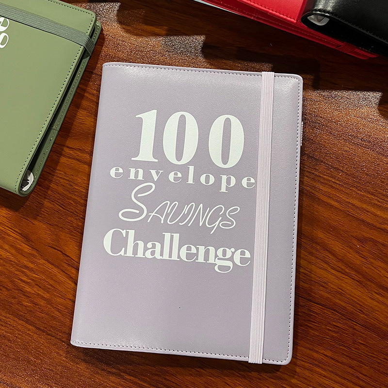 100 Days Challenge Hand Account Deposit And Savings Notebook