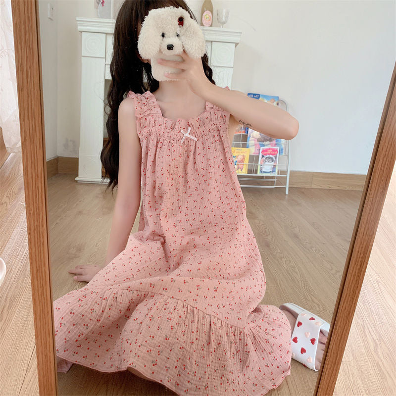 Fashion Suspender Skirt Pajamas For Women