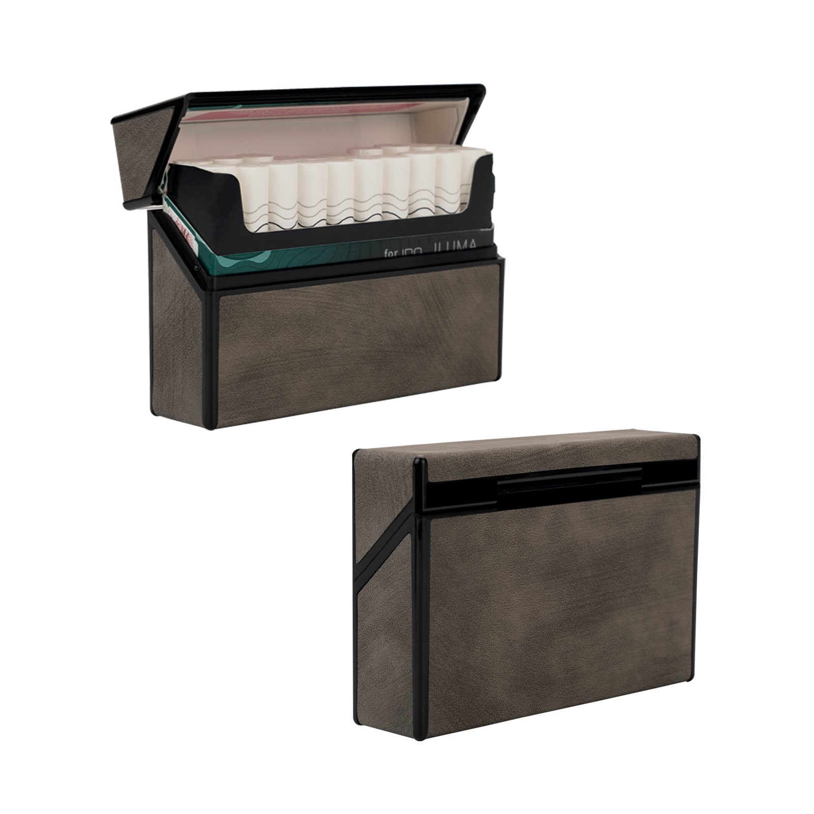 Cigarette Case 20 PCs PC Stickers Leather All-inclusive Storage Box