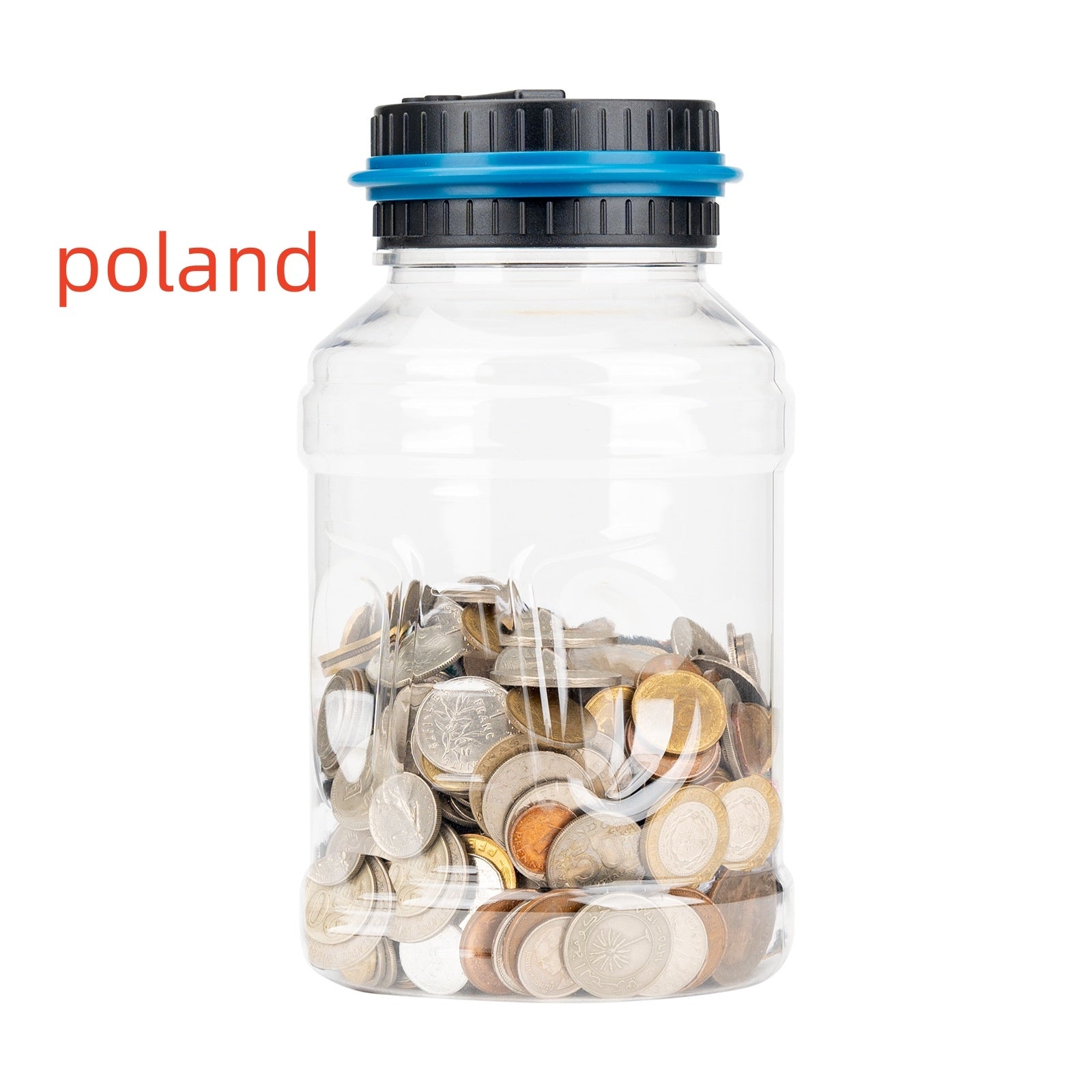 Pounds Full Of Coin Bank Count Savings