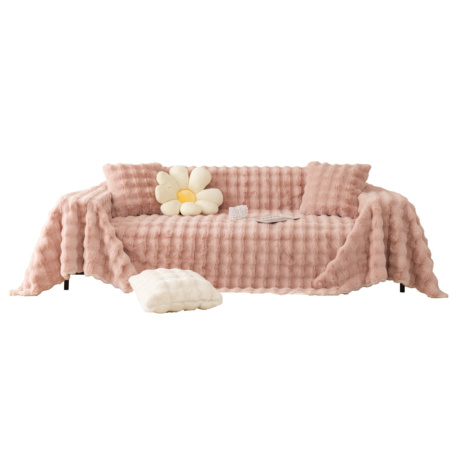 New Thickened Plush Sofa Cover