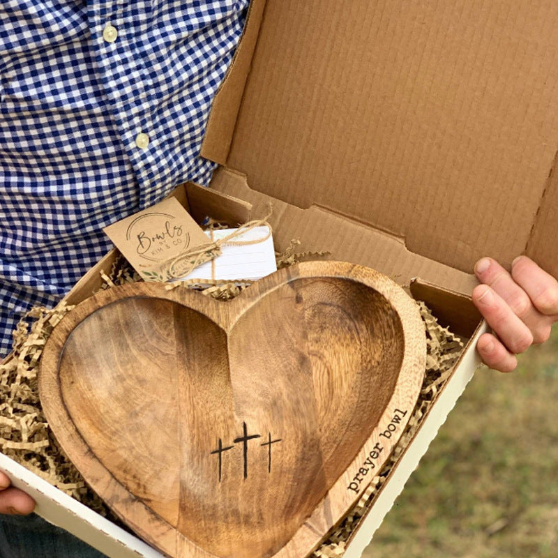 Heart Prayer Bowl Card Gift For People