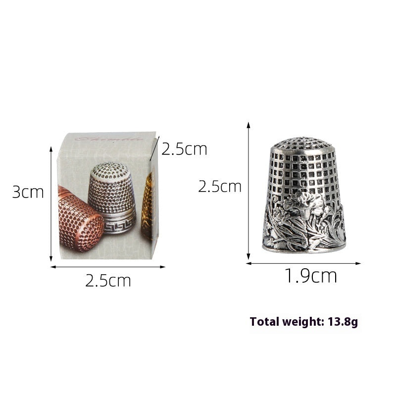 Retro Diamonds Thimble Awl Syringe