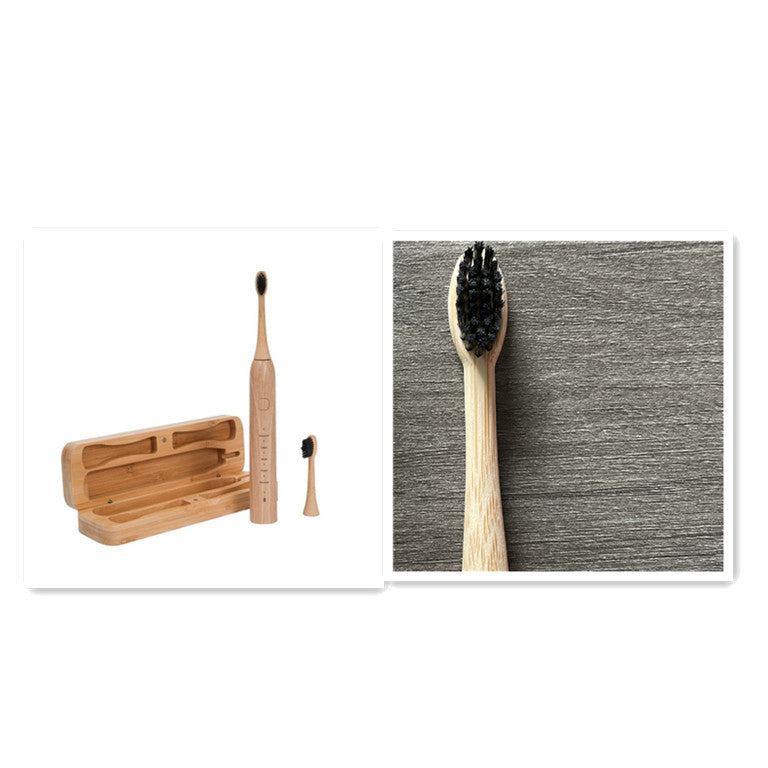 New Bamboo USB Rechargeable Electric Toothbrush