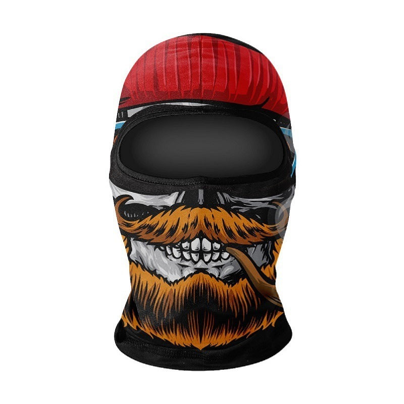Riding Sun Block And Dustproof Hood Mask Funny Ice Feeling Breathable