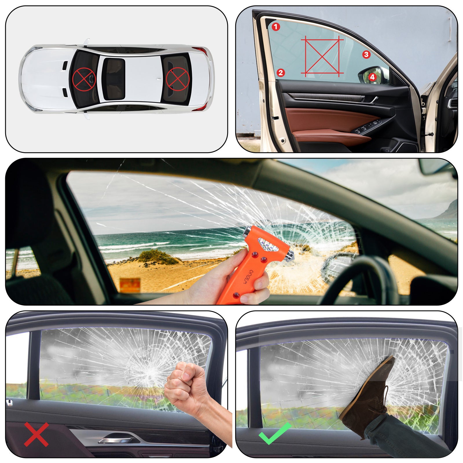 Automobile Safety Hammer Car Lifesaving