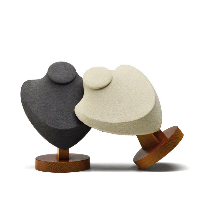 Fansi Solid Wood Portrait Necklace Stand