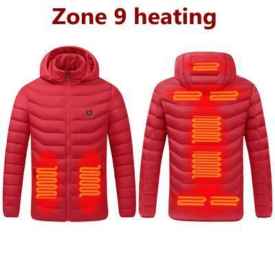 Winter Smart Heating Cotton USB Charging Heating Cotton Men's Jacket