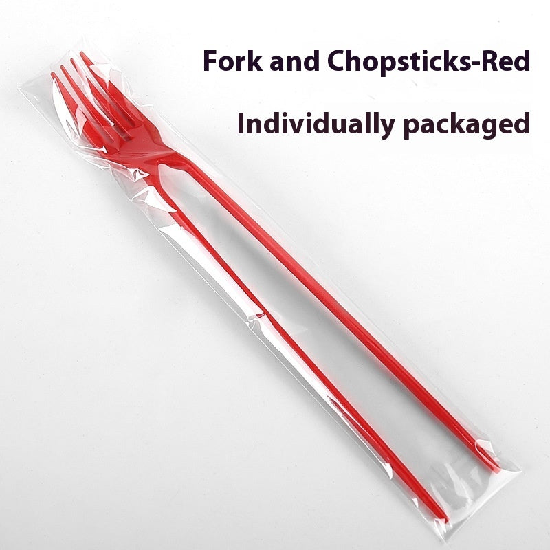 Fork Plastic Independent Packaging Disposable Takeaway