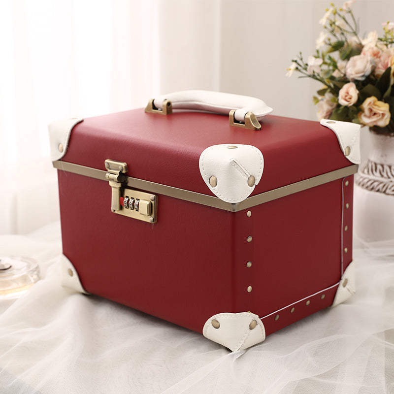 Cute Korean Style Storage Large Capacity Double Leather Case