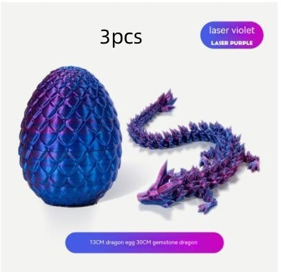 3D Printing Dragon Egg Dragon Gift Set Gem Dragon Decoration Hand-made Gift Color Decorative Creative Fashion Play