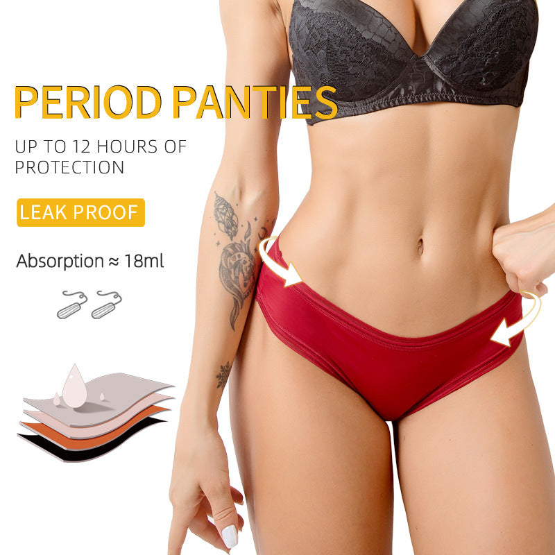 Women's Menstrual Period Four-layer Lace Leak-proof Underwear
