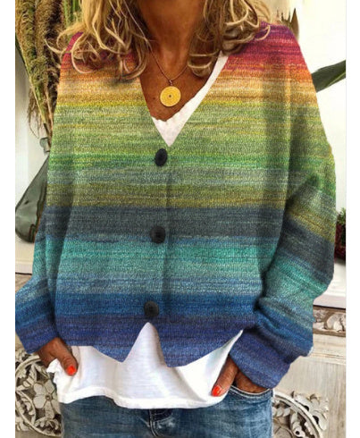 3D Women's Printed Wear Cardigan Jacket