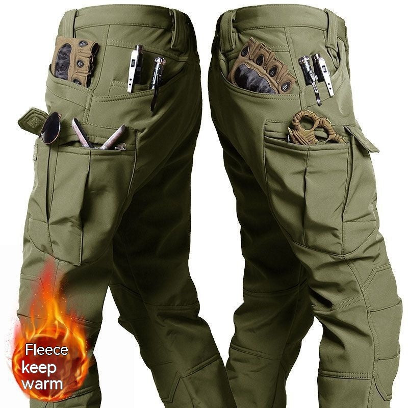 Winter Men's Camouflage Workwear And Assault Suit Set
