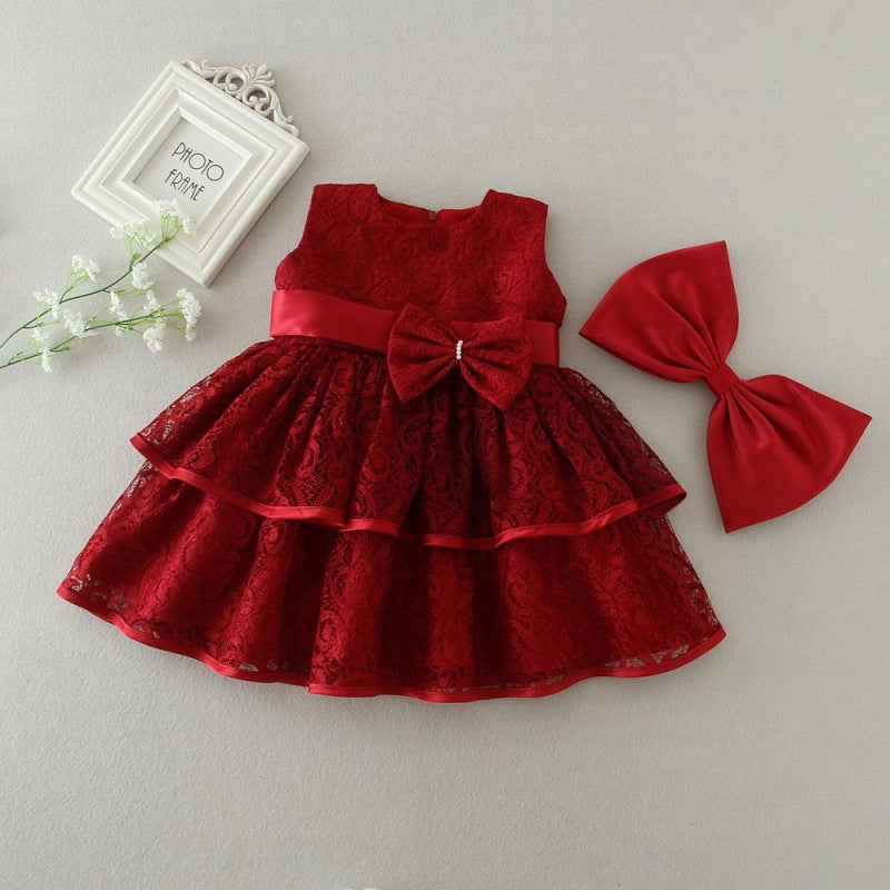 Girl's Sweet And Casual Versatile Fluffy Skirt